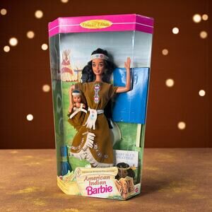 American Indian Barbie w/ Baby 1995 Mattel American Stories Collection Dolls